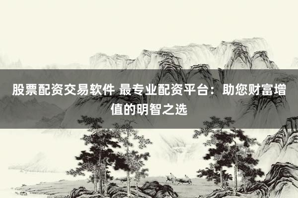 股票配资交易软件 最专业配资平台：助您财富增值的明智之选