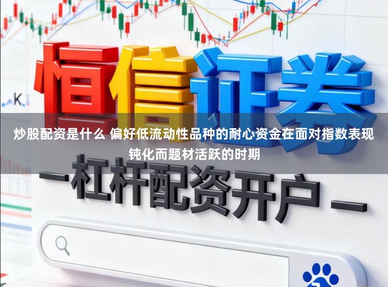 炒股配资是什么 偏好低流动性品种的耐心资金在面对指数表现钝化而题材活跃的时期