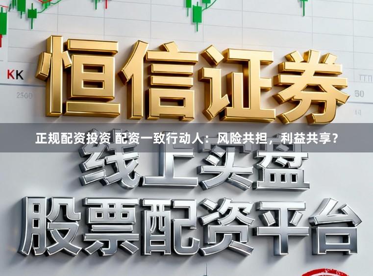 正规配资投资 配资一致行动人:风险共担,利益共享?